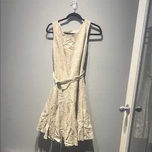 Calvin Klein Collection Beige Knee-Length Dress